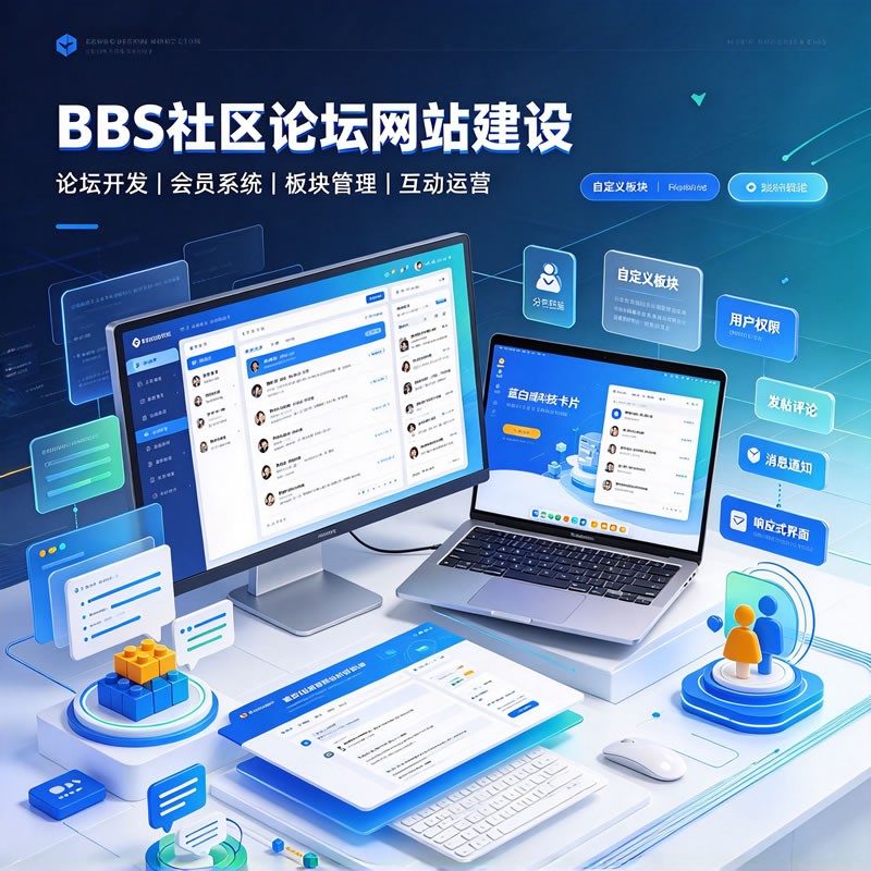 BBS社区论坛网站建设
